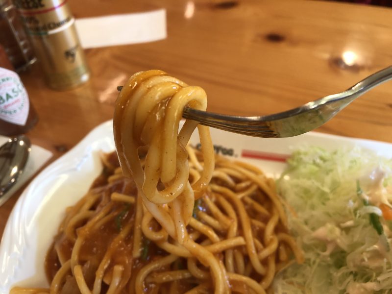 コメダの太麺スパゲティ