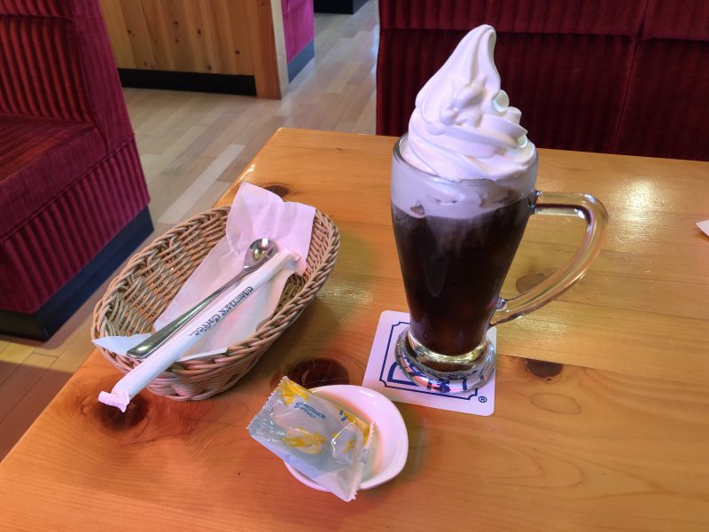 コメダ珈琲のクリームコーヒー